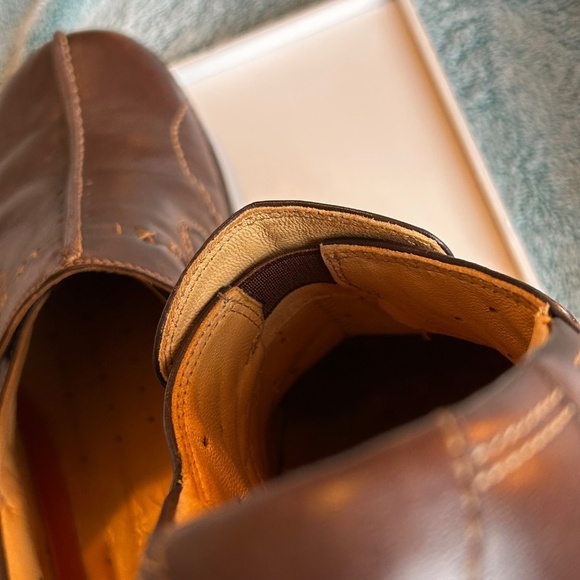 Clarks Unstructured Leather Loop Loafer Women’s Size 9.5 Dark Brown - Picture 10 of 14
